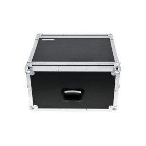ארגז ראק 6U חסכוני Flyht Pro – עומק 35 ס״מ, מכסים קדמי ואחורי, 4 סוגרי נעילה, שחור (יבוא בלעדי)