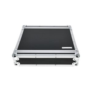 ארגז ראק 2U לדרכים Flyht Pro – עומק 40 ס״מ, מכסים קדמי ואחורי, 4 סוגרי מתח, שחור (יבוא בלעדי)