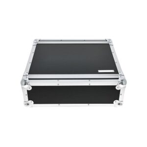 ארגז ראק 3U לדרכים Flyht Pro – עומק 40 ס״מ, מכסים קדמי ואחורי, 4 סוגרי פרפר, שחור (יבוא בלעדי)