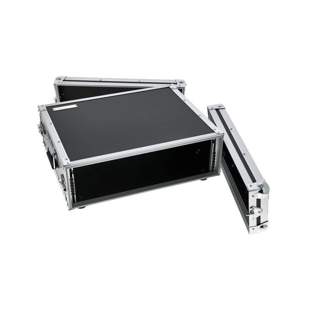 ארגז ראק 3U לדרכים Flyht Pro – עומק 40 ס״מ, מכסים קדמי ואחורי, 4 סוגרי פרפר, שחור (יבוא בלעדי) 6 ארגז הראק 3U בעומק 40 – ארגז ראק 19 אינץ׳, תמונה 6