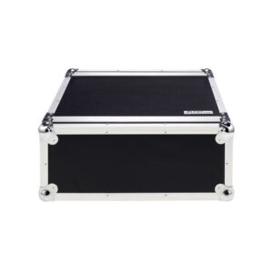 ארגז ראק 4U לדרכים Flyht Pro – עומק 40 ס״מ, מכסים קדמי ואחורי, 4 סוגרי פרפר, שחור (יבוא בלעדי)