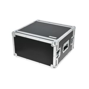 ארגז ראק 6U לדרכים Flyht Pro – עומק 40 ס״מ, מכסים קדמי ואחורי, 4 סוגרי פרפר, שחור (יבוא בלעדי)