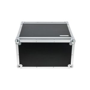 ארגז ראק 6U לדרכים Flyht Pro – עומק 40 ס״מ, מכסים קדמי ואחורי, 4 סוגרי פרפר, שחור (יבוא בלעדי)
