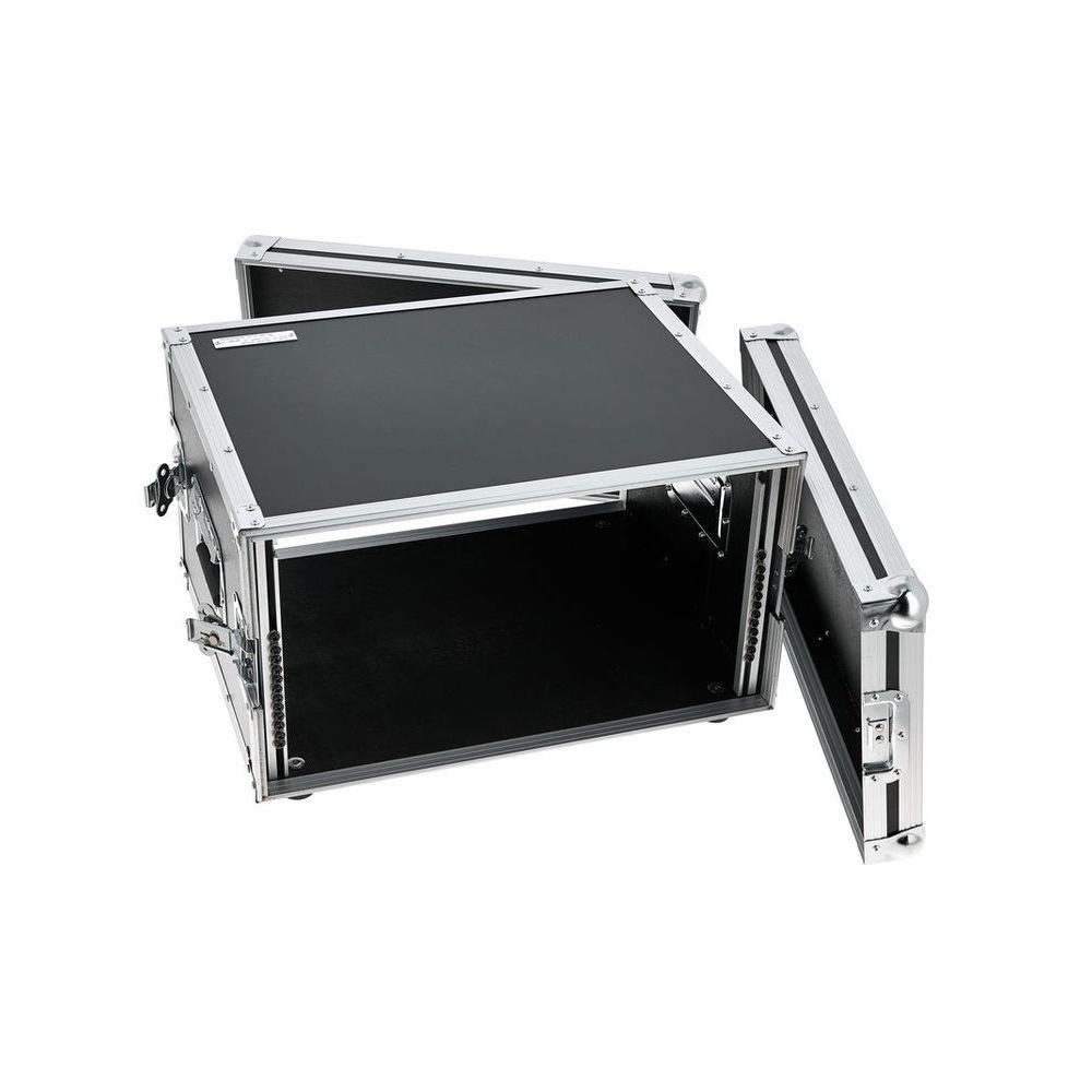ארגז ראק 6U לדרכים Flyht Pro – עומק 40 ס״מ, מכסים קדמי ואחורי, 4 סוגרי פרפר, שחור (יבוא בלעדי) 6 ארגז הראק 6U בעומק 40 – ארגז ראק 19 אינץ׳, תמונה 6