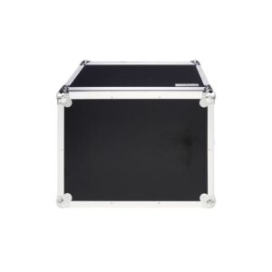 ארגז ראק 8U לדרכים Flyht Pro – עומק 40 ס״מ, מכסים קדמי ואחורי, 4 סוגרי פרפר, שחור (יבוא בלעדי)