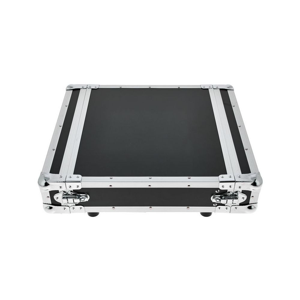 ארגז ראק 2U עם 2 מכסים Flyht Pro – מסילה קדמית, MDF 6 מ״מ, פינות כדור, שחור (יבוא בלעדי) 4 ארגז הראק 2U עם שני המכסים – ארגז ראק 19 אינץ׳, תמונה 4