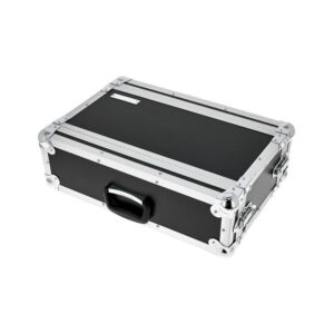 ארגז ראק 3U קומפקטי Flyht Pro – עומק 23 ס״מ, מכסים קדמי ואחורי, 4 סוגרים, שחור (יבוא בלעדי)