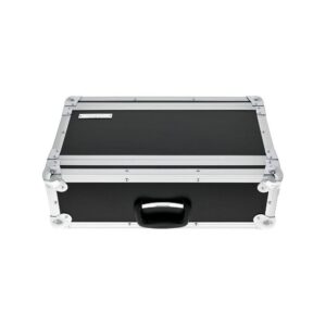 ארגז ראק 3U קומפקטי Flyht Pro – עומק 23 ס״מ, מכסים קדמי ואחורי, 4 סוגרים, שחור (יבוא בלעדי)