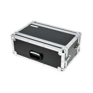 ארגז ראק 4U קומפקטי Flyht Pro – עומק 23 ס״מ, מכסים קדמי ואחורי, 4 סוגרים, שחור (יבוא בלעדי)