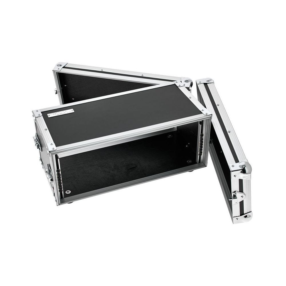 ארגז ראק 4U קומפקטי Flyht Pro – עומק 23 ס״מ, מכסים קדמי ואחורי, 4 סוגרים, שחור (יבוא בלעדי) 5 ארגז הראק הקומפקטי 4U – ארגז ראק 19 אינץ׳, תמונה 5