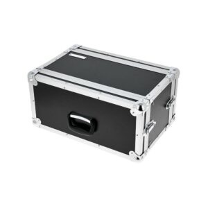ארגז ראק 5U קומפקטי Flyht Pro – עומק 23 ס״מ, מכסים קדמי ואחורי, 4 סוגרים, שחור (יבוא בלעדי)