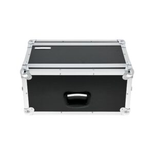 ארגז ראק 5U קומפקטי Flyht Pro – עומק 23 ס״מ, מכסים קדמי ואחורי, 4 סוגרים, שחור (יבוא בלעדי)