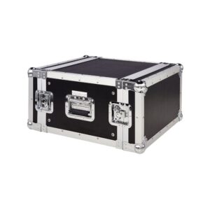 ארגז ראק 6U לדרכים Flyht Pro – עומק 49 ס״מ, מסילות קדמיות ואחוריות, 2 מכסים, דיקט 10 מ״מ (יבוא בלעדי)