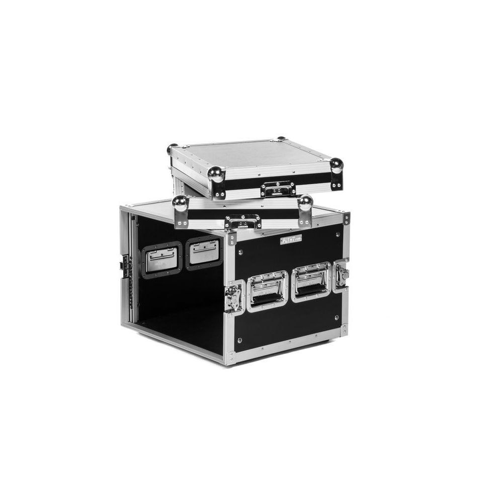 ארגז ראק 8U לדרכים Flyht Pro – עומק 52 ס״מ, מסילות קדמיות ואחוריות, 2 מכסים, דיקט 10 מ״מ (יבוא בלעדי) 5 ארגז הראק 8U העמוק – ארגז ראק 19 אינץ׳, תמונה 5