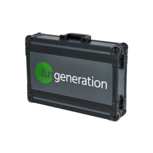 ארגז ראק 2U קומפקטי מעץ Fun Generation – עומק התקנה 23 ס״מ, שתי דלתות, למקלט אלחוטי או אפקט (יבוא בלעדי)