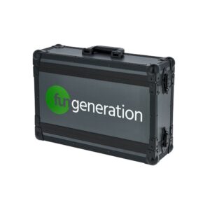 ארגז ראק 3U קומפקטי מעץ Fun Generation – עומק התקנה 23 ס״מ, שתי דלתות, למערכות אלחוט ואפקטים (יבוא בלעדי)