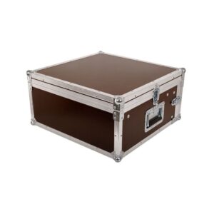 ארגז L-Rack חסכוני (Eco) – 4U מלפנים ומסילות למיקסר למעלה, עומק 43 ס״מ, תוצרת גרמניה (יבוא בלעדי)