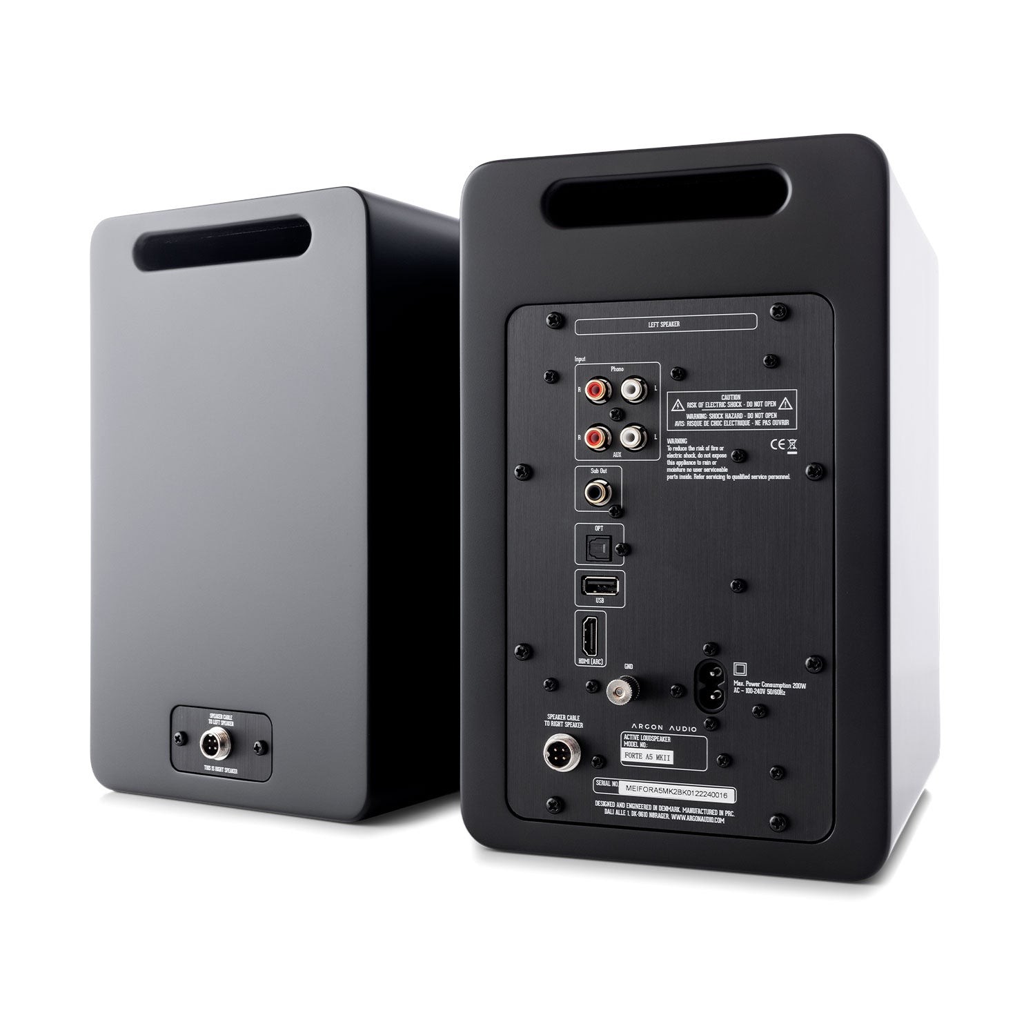 זוג רמקולים אקטיביים Argon Audio FORTE A5 MK2 – 4x80W, HDMI ARC ו-aptX HD 3 זוג רמקולים אקטיביים Argon Audio FORTE A5 MK2 – תמונה 3