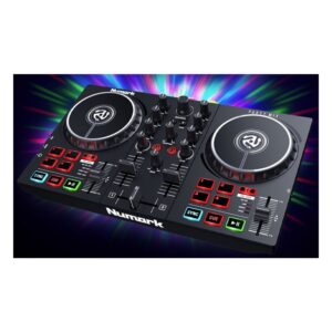 ערכת DJ Numark Party Mix Bundle – קונטרולר Party Mix II, מוניטורים וכבל RCA
