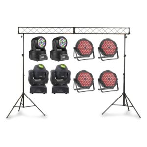 ערכת תאורה מקצועית Shadow Pro Set Light – שמונה פנסים, גשר תאורה וסטנדים