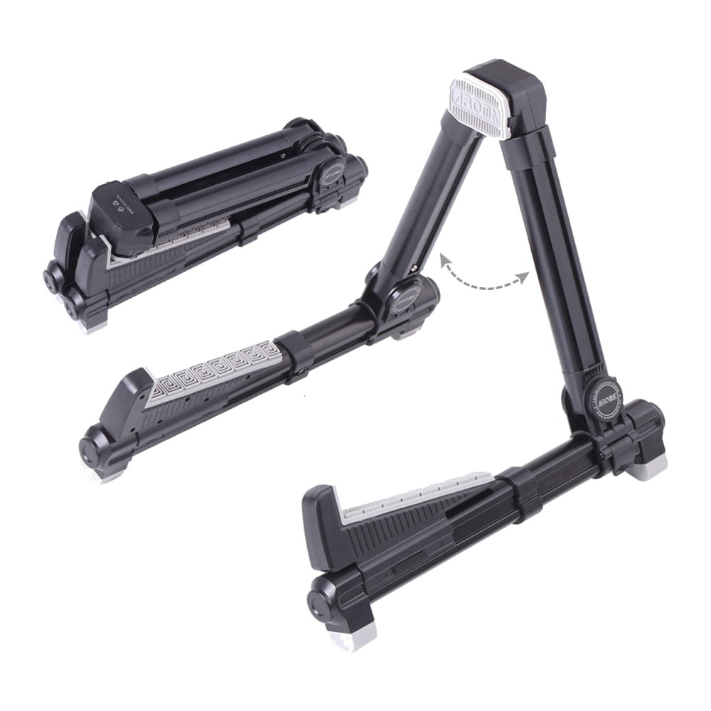 סטנד מתקפל לגיטרה מאלומיניום – Aroma AGS-08 3 סטנד מתקפל לגיטרה מאלומיניום – Aroma AGS-08 – תמונה 2