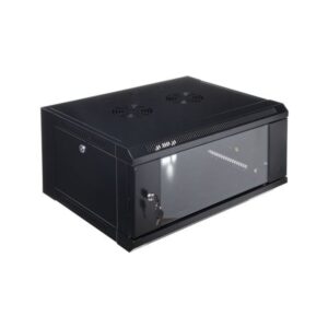 ארון תקשורת 6U שחור RBS-600 בעומק 600 מ״מ