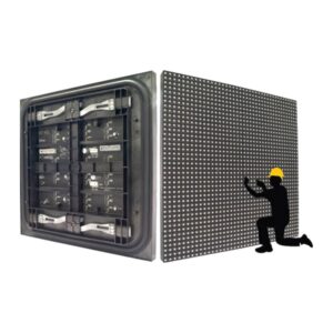 קבינט מסך LED חוץ P3 עם גישה קדמית – 64×64 ס״מ – Art Light FIX OUT FR P3