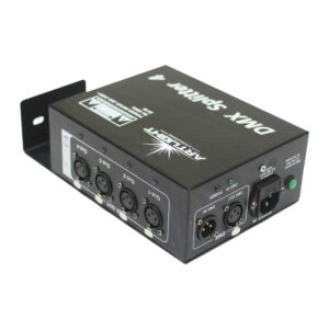 ספליטר DMX ל-4 יציאות מבודדות עם 2 כניסות – Art Light PR-204C