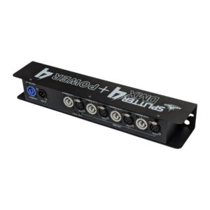 מפצל DMX ו-Powercon ל-4 יציאות – Art Light PR-204D