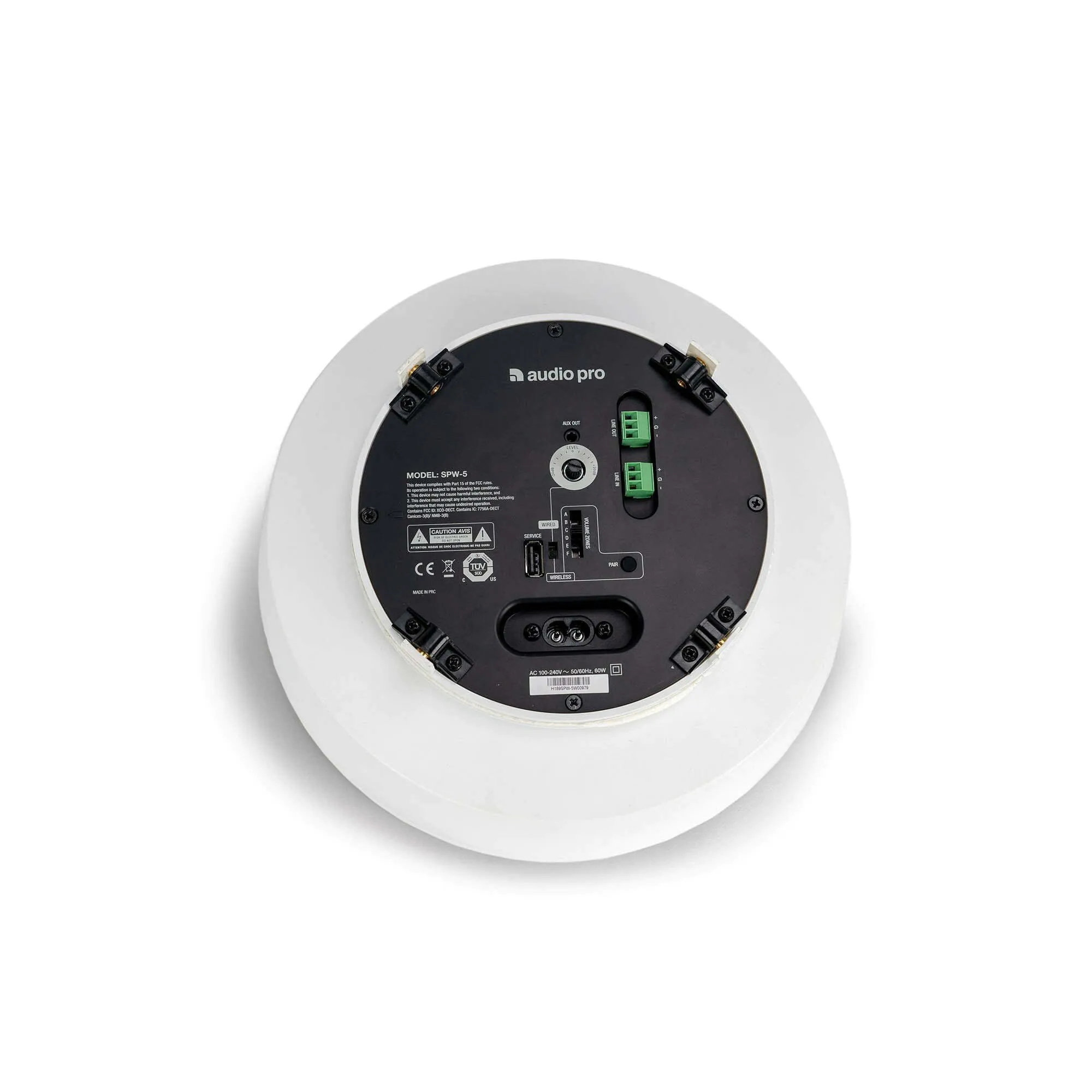 רמקול אלחוטי לקיר ולתקרה Audio Pro Business SPW-5 – 2x25W, IPX4 4 רמקול אלחוטי לקיר ולתקרה Audio Pro SPW-5 – תמונה 4