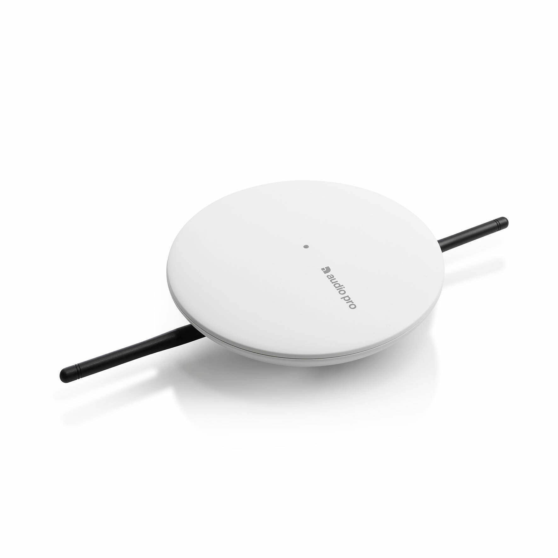משדר אלחוטי Audio Pro Business TX-1 לבן – 1.9GHz, עד 31 רמקולים, טווח עד 100 מ' 2 משדר אודיו אלחוטי Audio Pro TX-1 – תמונה 2