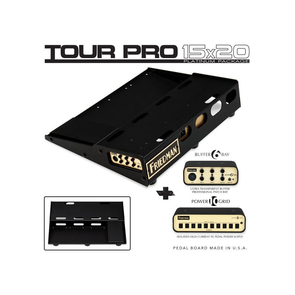 פדלבורד FRIEDMAN Tour Pro 15x20 Platinum עם ספק כוח מחווט 4 פדלבורד FRIEDMAN Tour Pro 15x20 Platinum עם ספק כוח מחווט – תמונה 4