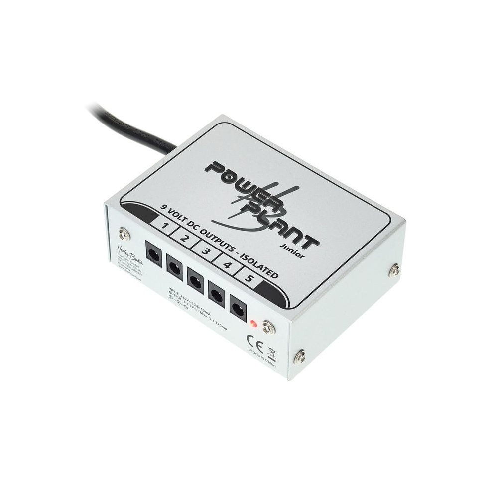 ספק כוח לפדלים Harley Benton – 5 יציאות 9V מבודדות, קומפקטי, כולל כבלים (יבוא בלעדי) 1 ספק כוח לפדלים Harley Benton – 5 יציאות 9V מבודדות, קומפקטי, כולל כבלים