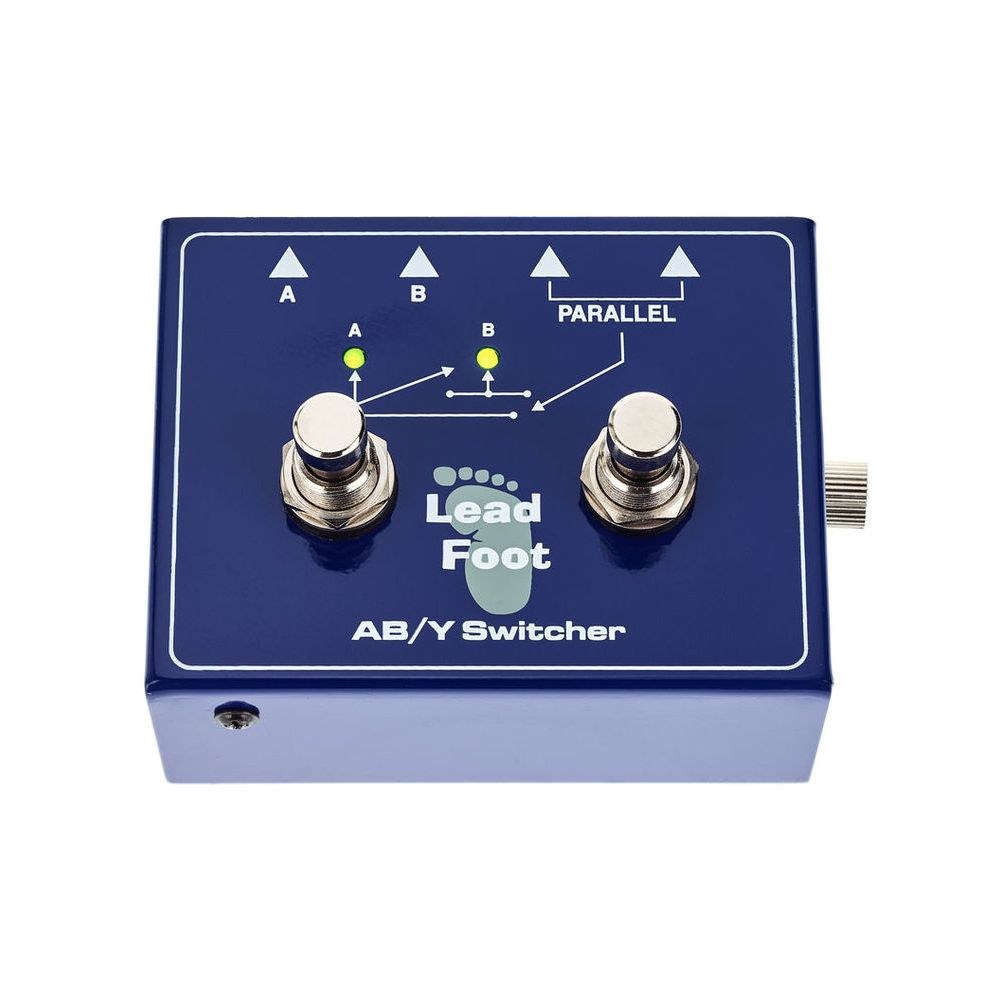 מתג A/B/Y Lead Foot – גיטרה לשני מגברים או שתי גיטרות למגבר, בית מתכת (יבוא בלעדי) 2 מתג ה-A/B/Y של Lead Foot – מתג A/B/Y, תמונה 2
