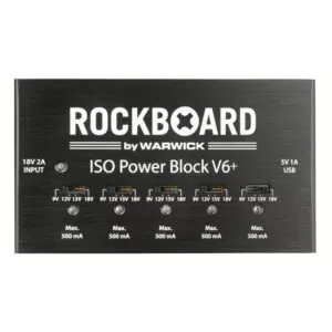 ספק כוח מבודד לאפקטים RockBoard ISO Power Block 6+