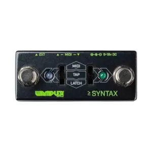 בקר MIDI קומפקטי 2 מתגים Wampler Syntax – Latch / Momentary