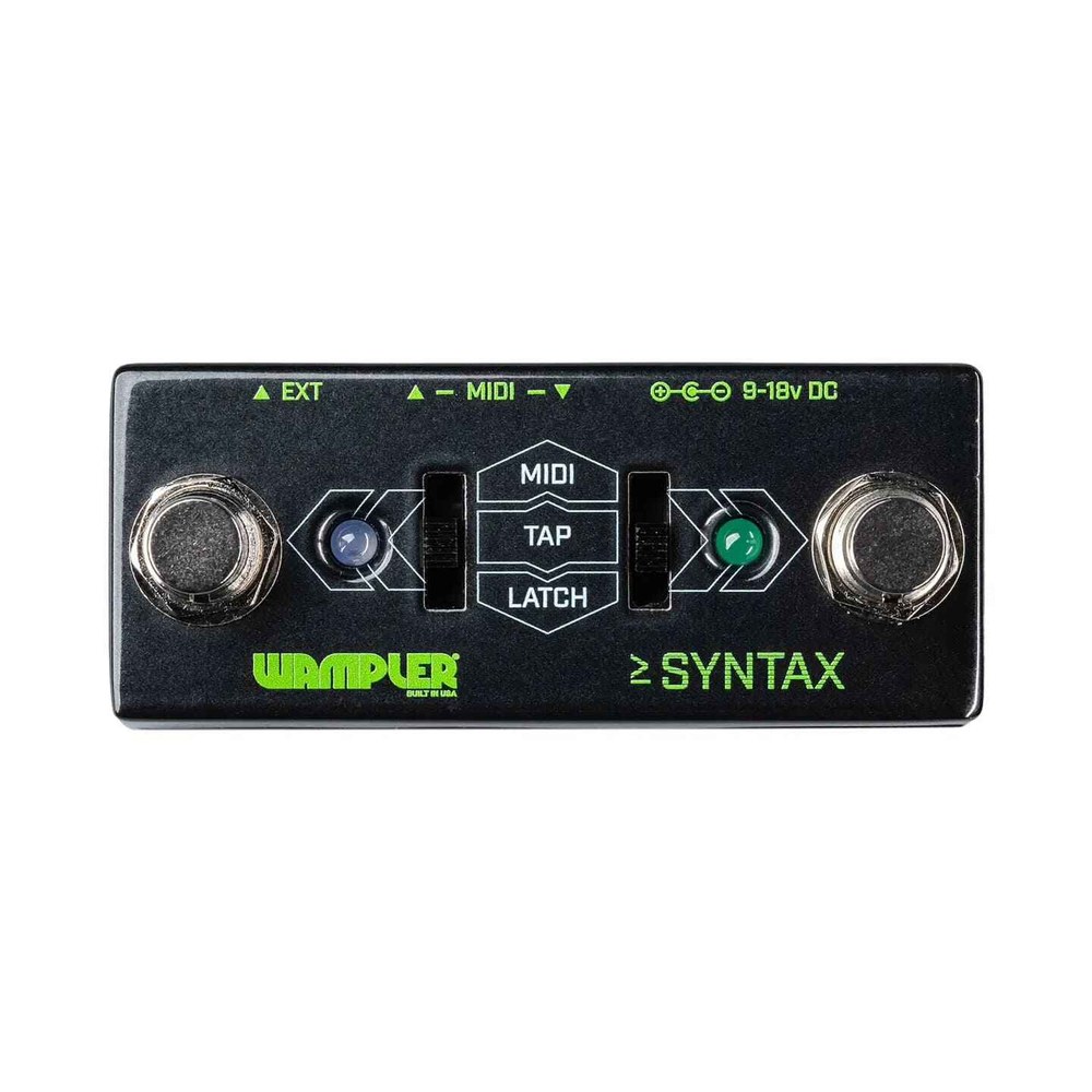 בקר MIDI קומפקטי 2 מתגים Wampler Syntax – Latch / Momentary 1 בקר MIDI קומפקטי 2 מתגים Wampler Syntax – Latch / Momentary