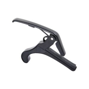 קאפו לגיטרה אקוסטית וחשמלית Harley Benton – הפעלה ביד אחת, קפיץ חזק, מתכת (יבוא בלעדי)