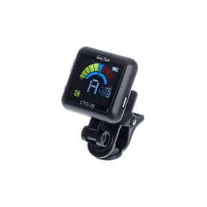 טיונר קליפס Harley Benton נטען ב-USB – מסך צבעוני, לגיטרה, בס, כינור ויוקלילי (יבוא בלעדי)