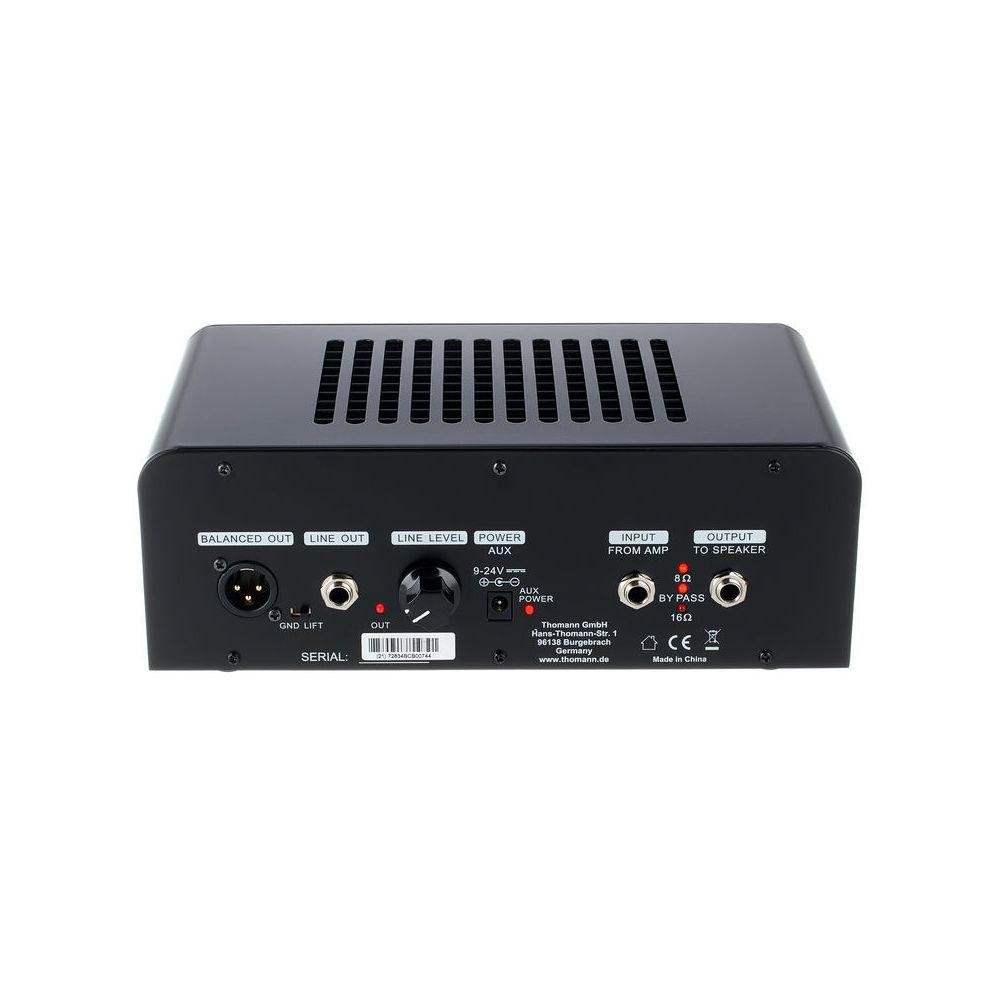 מחליש הספק ו-Load Box למגברי מנורות Harley Benton – עד 250W, 6 דרגות, יציאת DI XLR (יבוא בלעדי) 4 מחליש ההספק של Harley Benton – מחליש הספק למגבר, תמונה 4