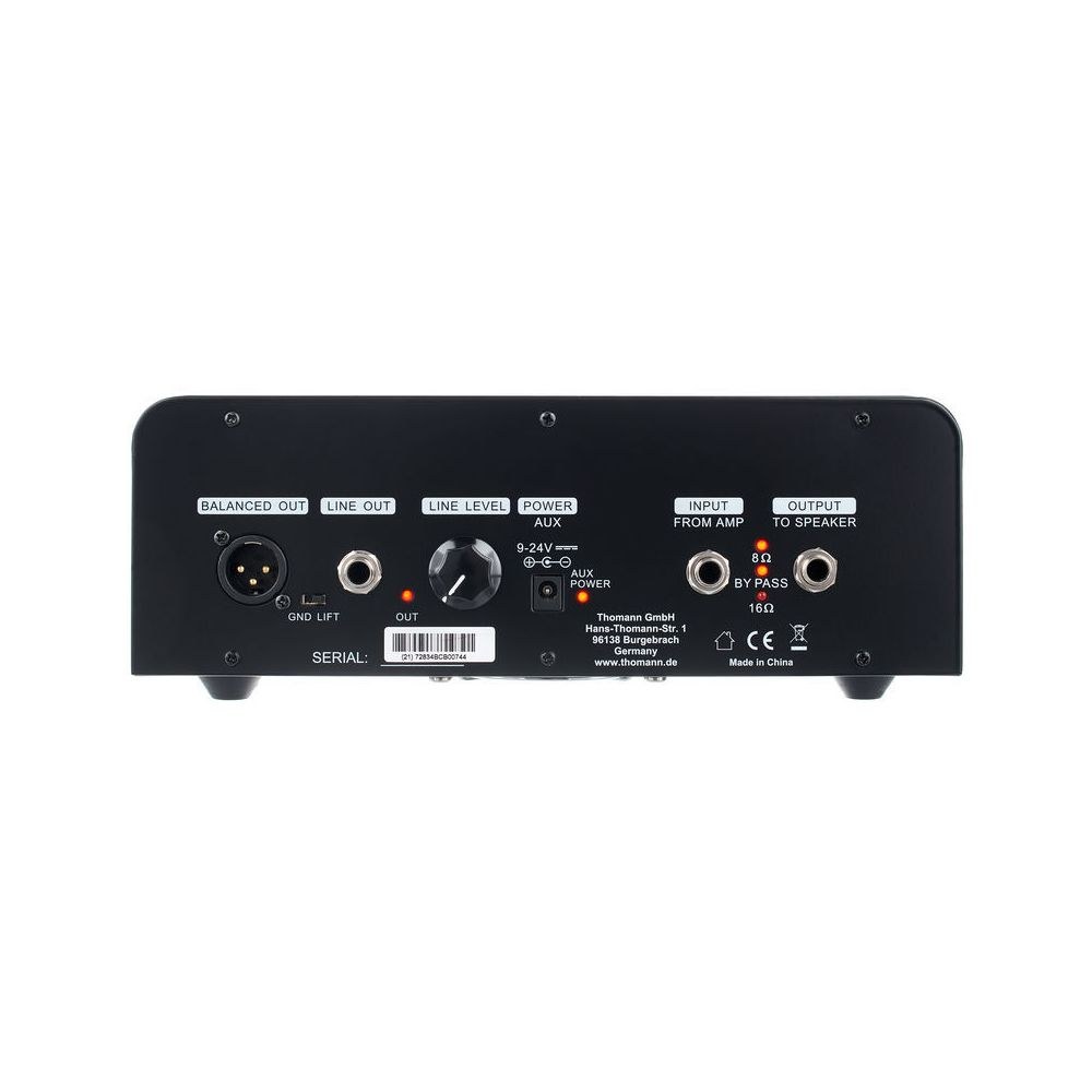 מחליש הספק ו-Load Box למגברי מנורות Harley Benton – עד 250W, 6 דרגות, יציאת DI XLR (יבוא בלעדי) 7 מחליש ההספק של Harley Benton – מחליש הספק למגבר, תמונה 7