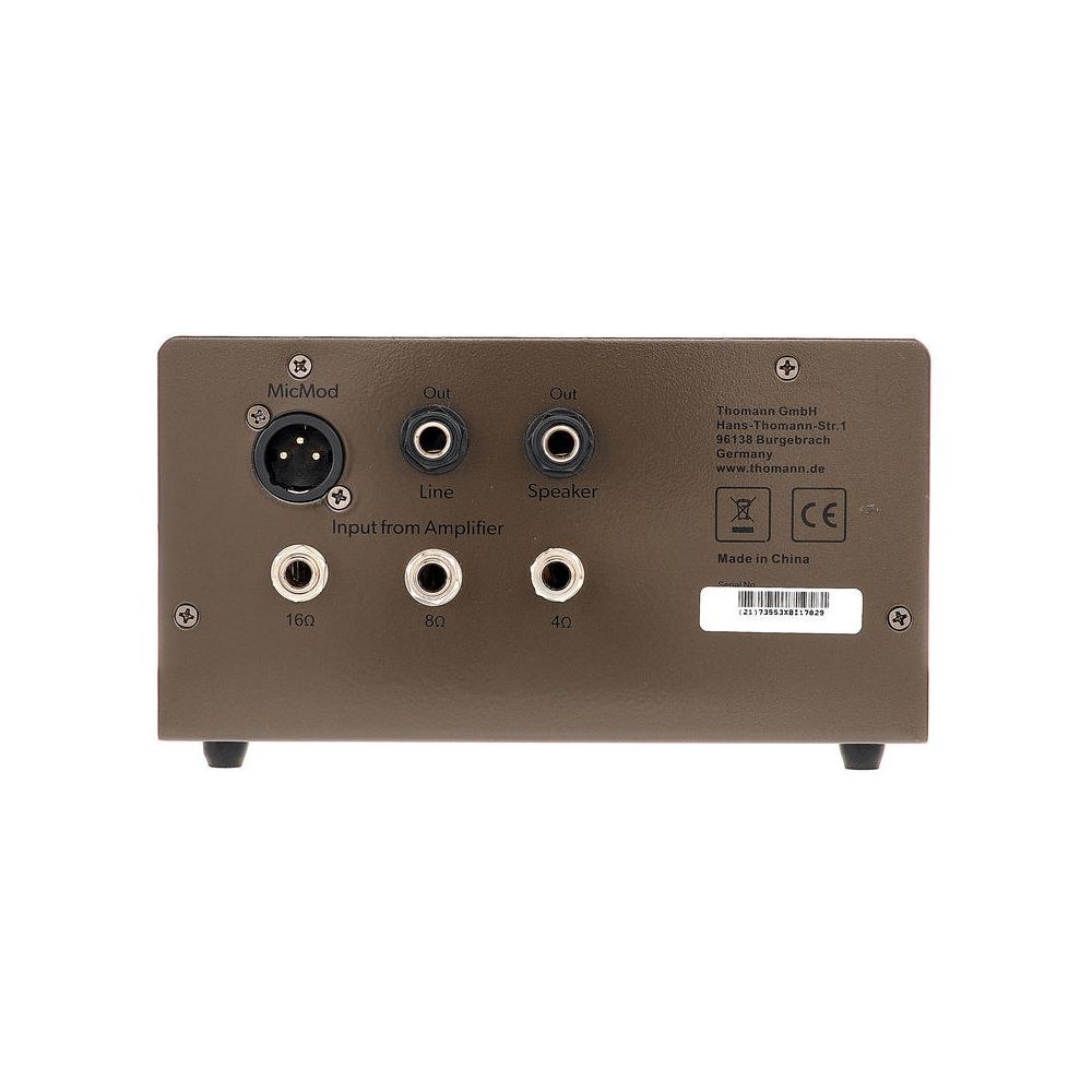 מחליש הספק למגבר מנורות Harley Benton – עד 100W, 4/8/16 אוהם, יציאת DI עם סימולציית רמקול (יבוא בלעדי) 6 מחליש ההספק למגבר מנורות – מחליש הספק למגבר, תמונה 6