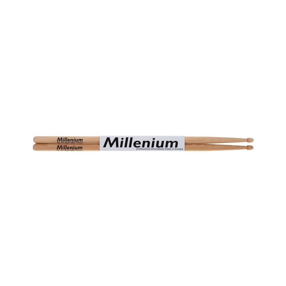 מקלות תופים Millenium 7A – עץ היקורי אמריקאי, דקים וקלים, זוג (יבוא בלעדי) 2 מקלות ה-7A של Millenium – מקלות תופים, תמונה 2