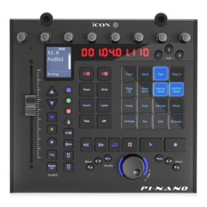בקר DAW עם פיידר ממונע iCON P1-Nano – מסך מגע 4 אינץ׳ ו-8 אנקודרים