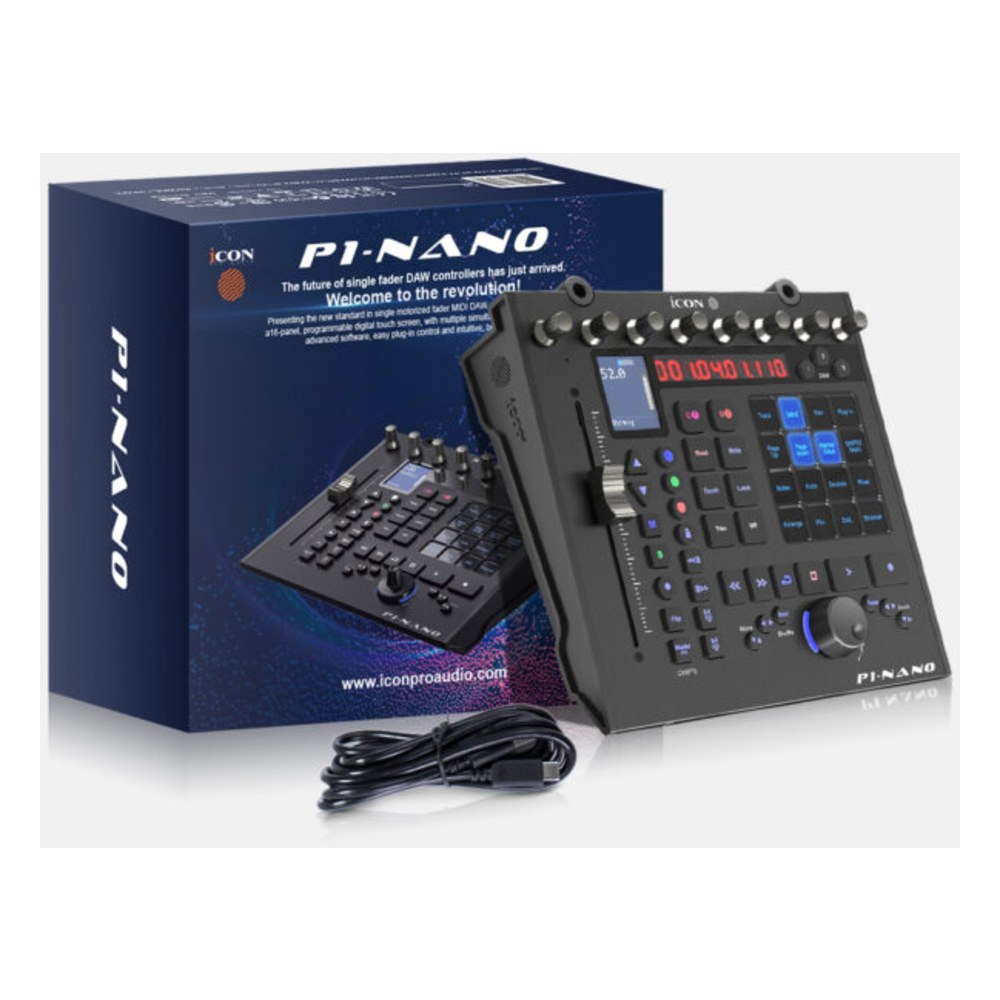 בקר DAW עם פיידר ממונע iCON P1-Nano – מסך מגע 4 אינץ׳ ו-8 אנקודרים 5 בקר DAW iCON P1-Nano עם פיידר ממונע ומסך מגע – תמונה 5
