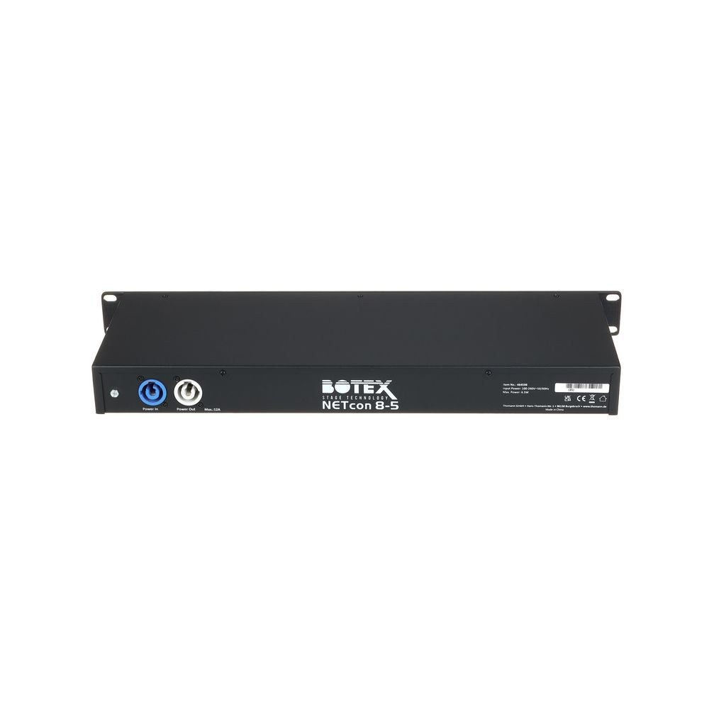 ממיר Art-Net ו-sACN ל-DMX Botex – 8 יוניברסים, RDM, תצוגת OLED, DMX של 5 פינים, 1U 4 ממיר הרשת ל-DMX בשמונה יוניברסים – ממיר Art-Net ל-DMX, תמונה 4