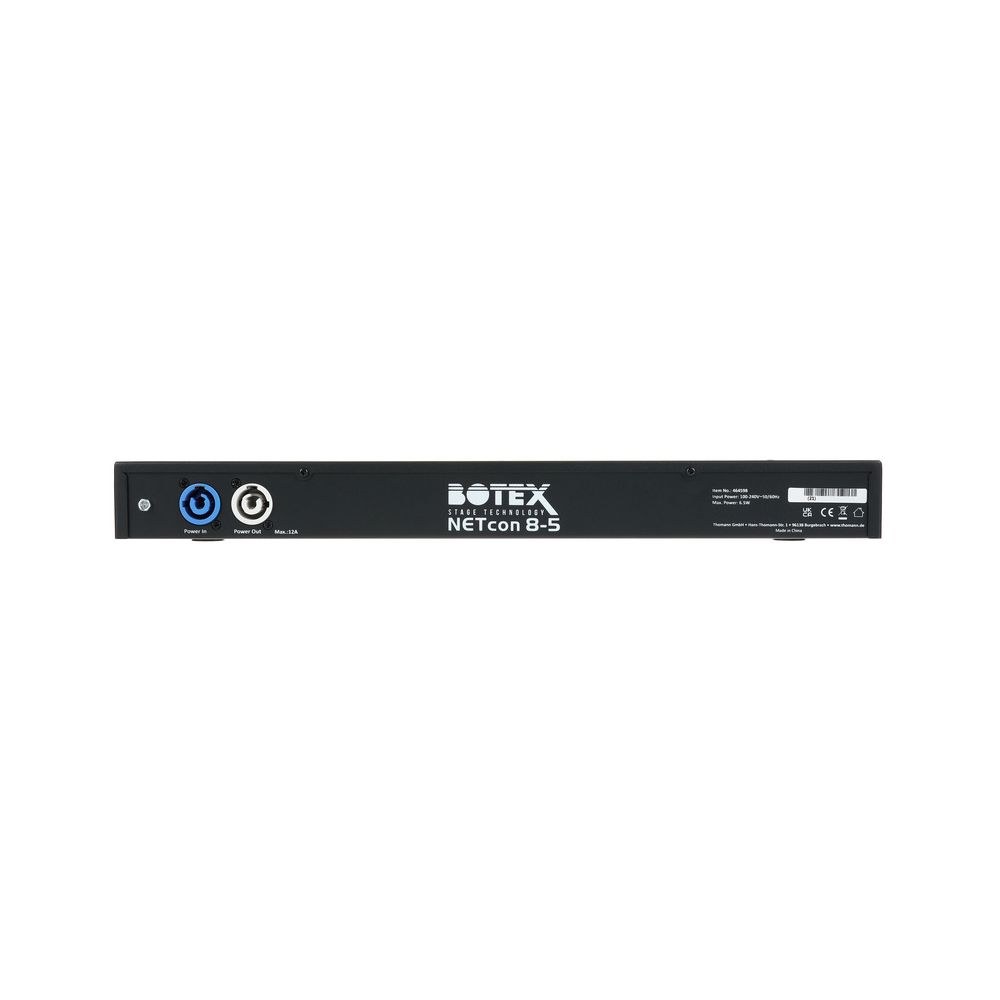 ממיר Art-Net ו-sACN ל-DMX Botex – 8 יוניברסים, RDM, תצוגת OLED, DMX של 5 פינים, 1U 6 ממיר הרשת ל-DMX בשמונה יוניברסים – ממיר Art-Net ל-DMX, תמונה 6