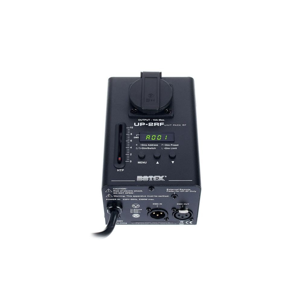 דימר DMX חד-ערוצי Botex – עד 10A, מצב דימר או מיתוג, פיידר לחימום מוקדם, קומפקטי 2 הדימר החד-ערוצי של Botex – דימר DMX, תמונה 2