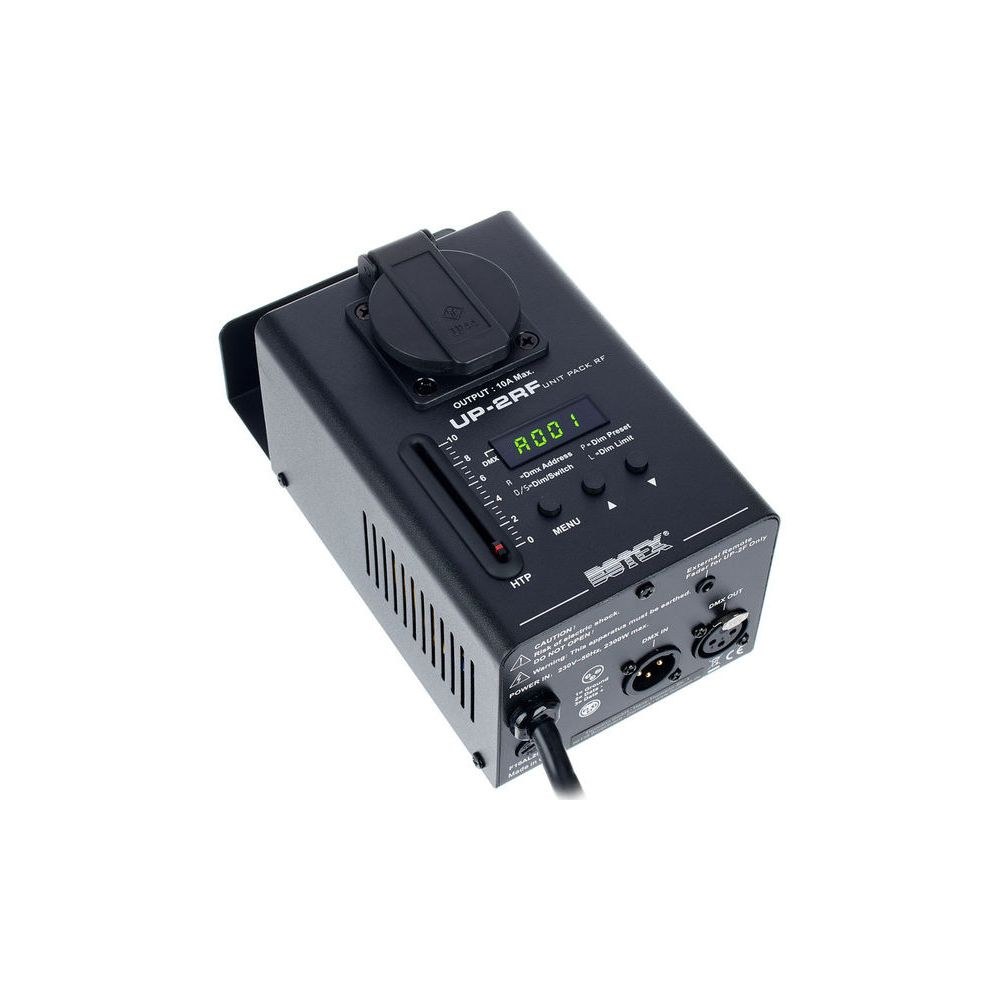 דימר DMX חד-ערוצי Botex – עד 10A, מצב דימר או מיתוג, פיידר לחימום מוקדם, קומפקטי 3 הדימר החד-ערוצי של Botex – דימר DMX, תמונה 3