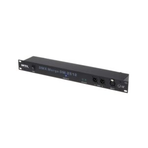 מאחד DMX לראק 19 אינץ׳ Botex – 2 כניסות DMX ליציאה אחת, מצבי Merge, Add ו-Sub
